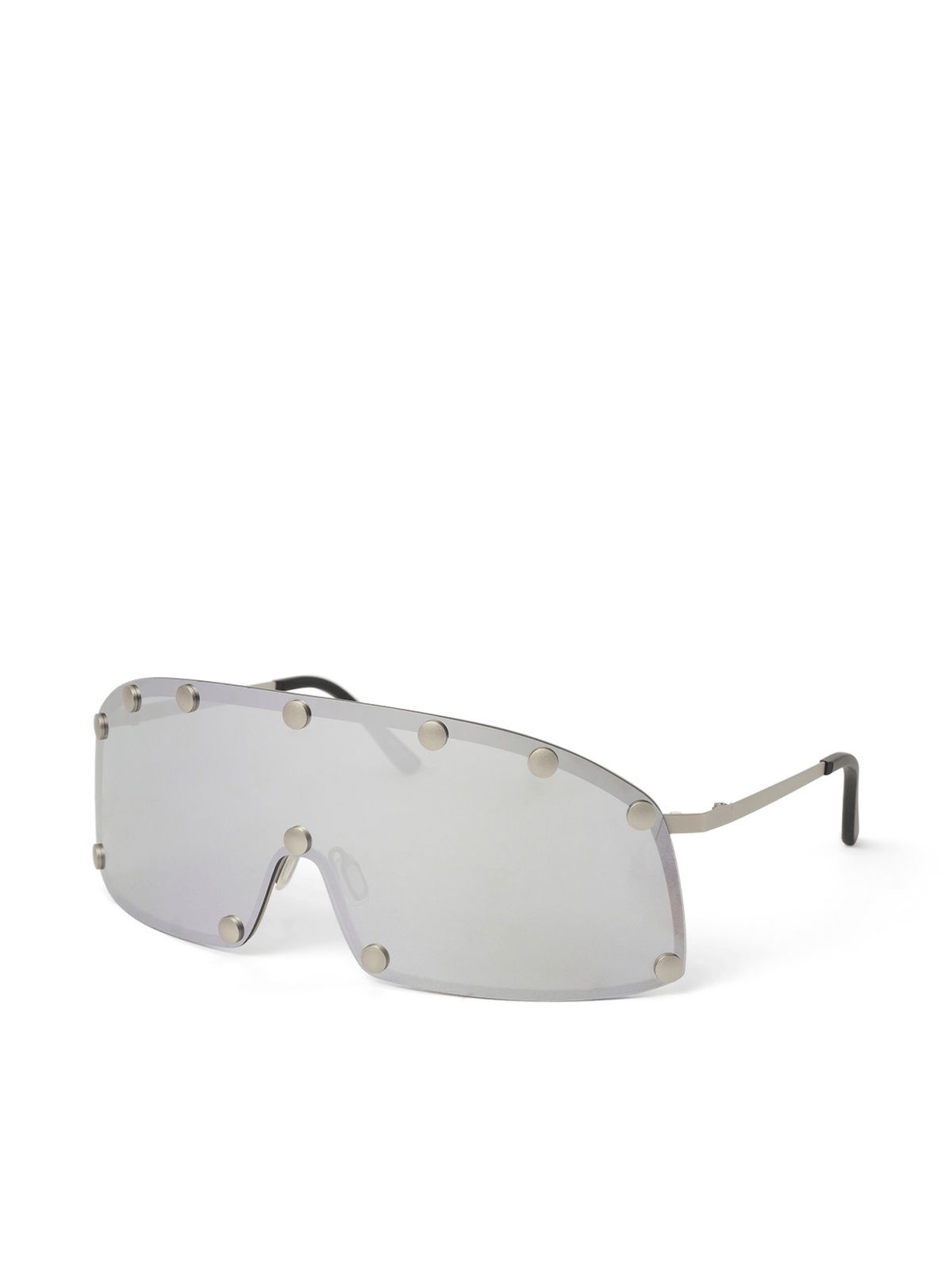 Rick Owens Shielding Sunglasses in Silver