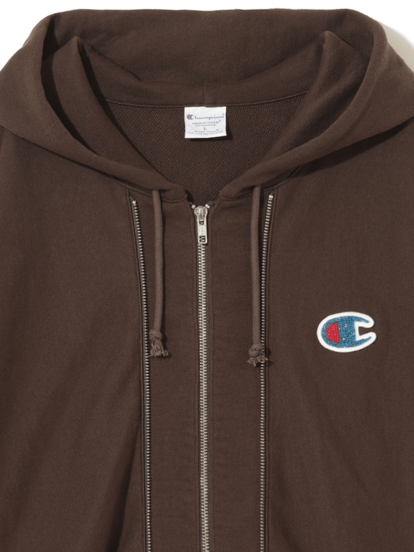 Undercover Undercover x Champion Zip Hoodie in Brown