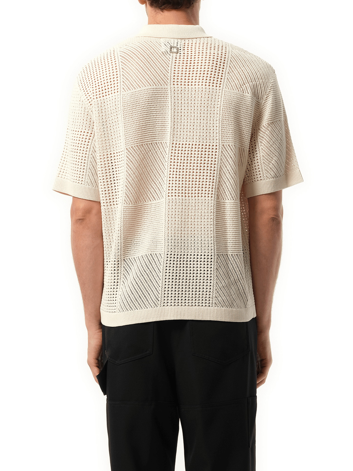 Wooyoungmi Crochet Shirt in Ivory