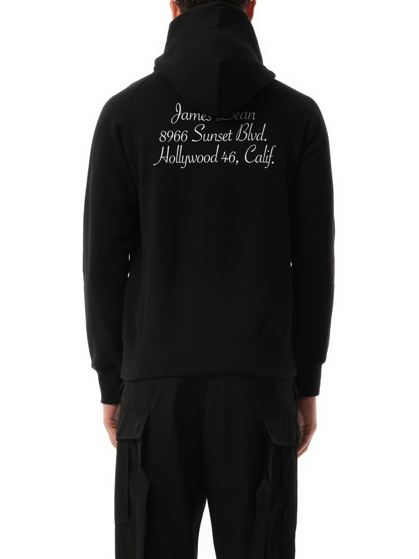 Sacai James Dean Hoodie in Black