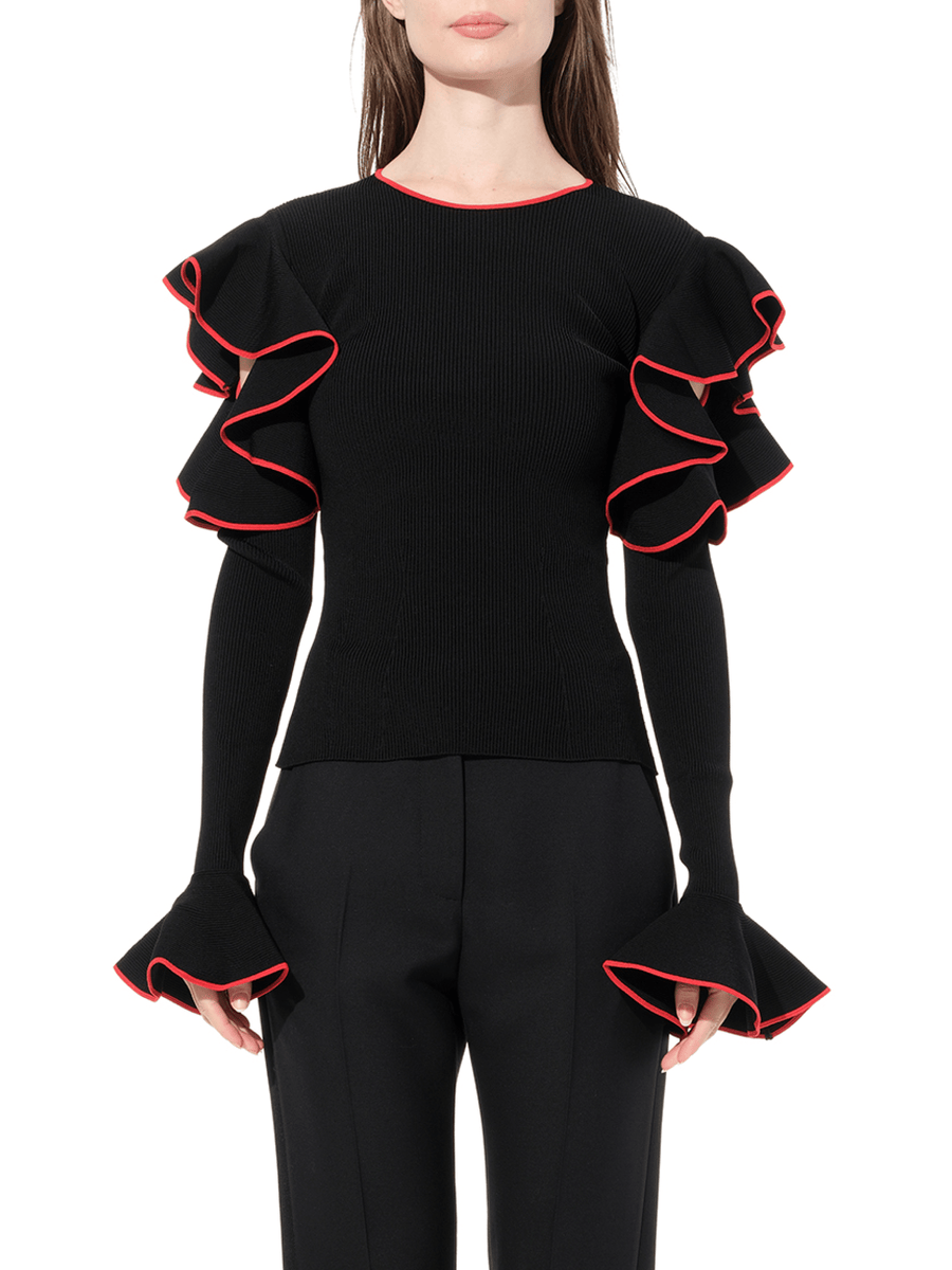 Longsleeve Knitwear in Black