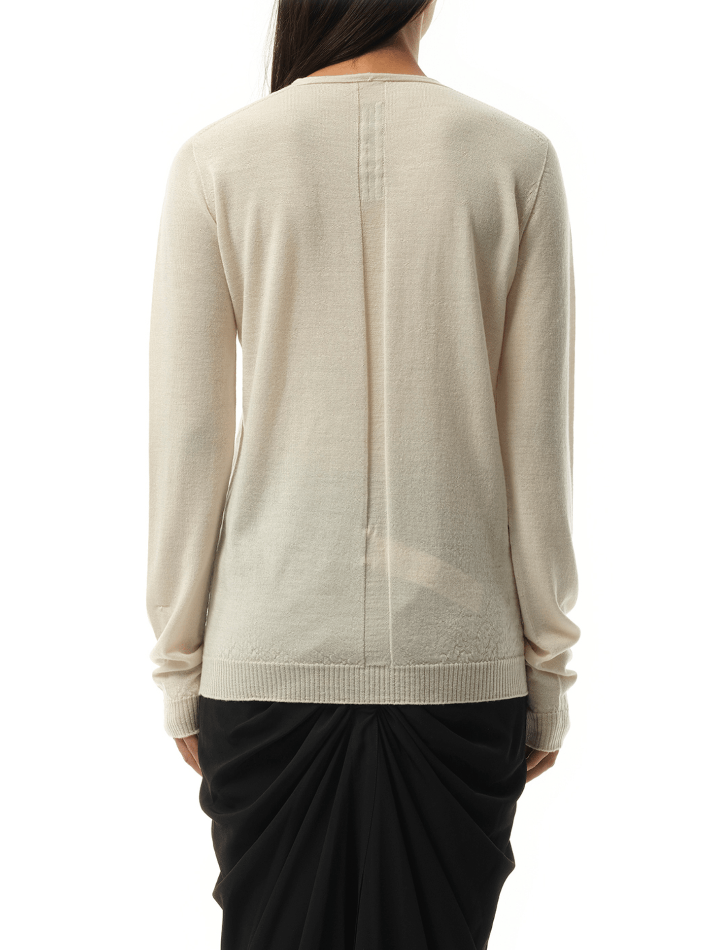 Rick Owens Extreme V Neck Pullover in Dinge