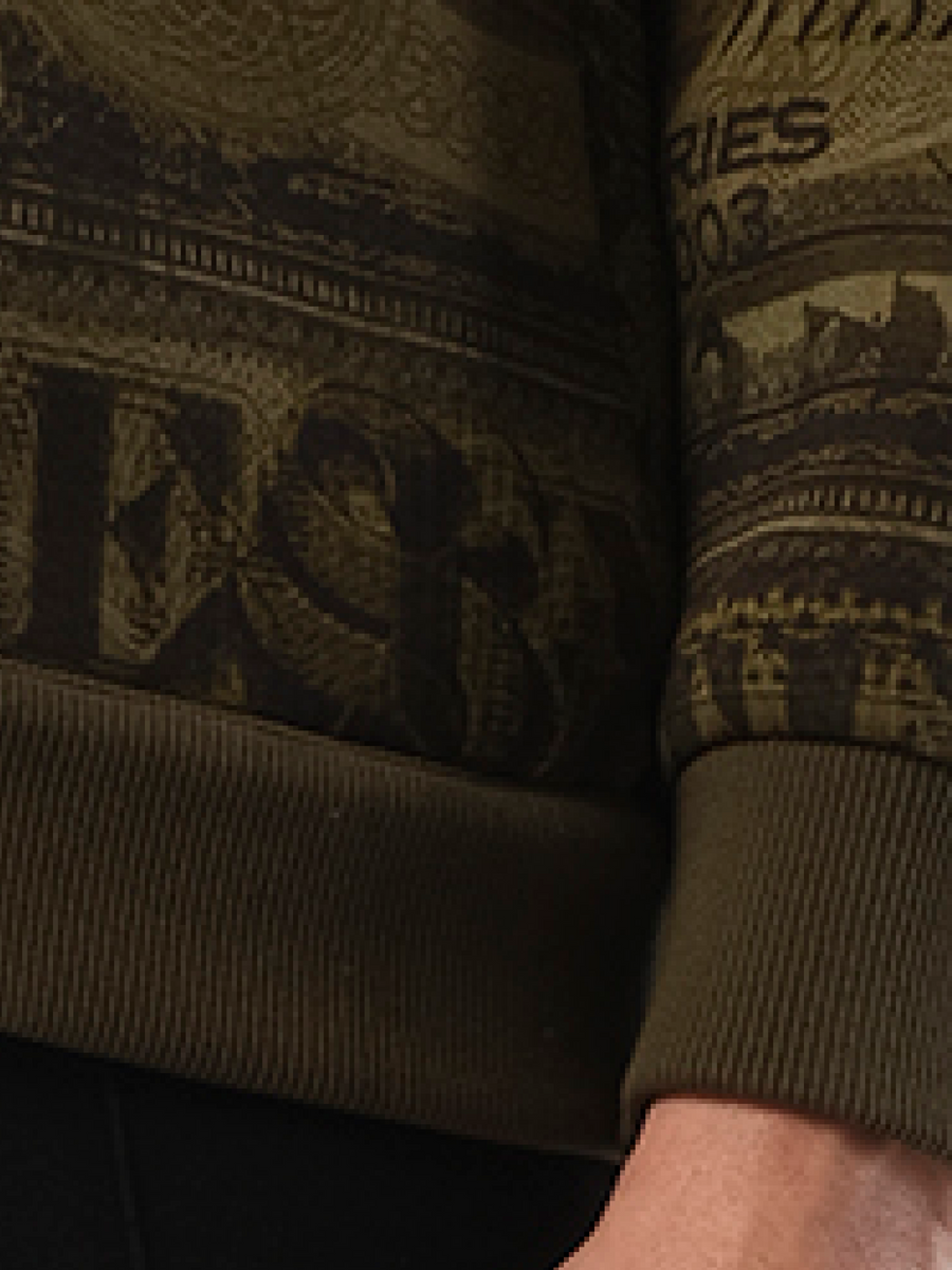 Podium Dollar Hoodie in Khaki