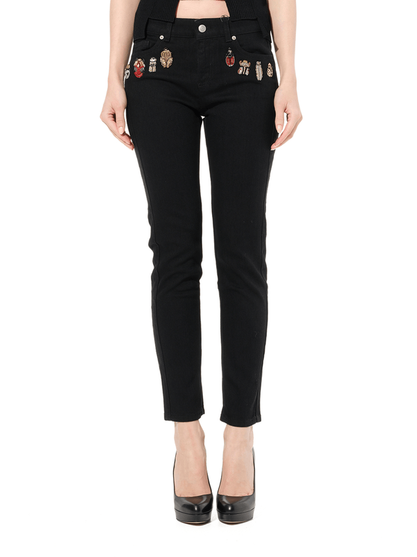 Washed Jeans in Black