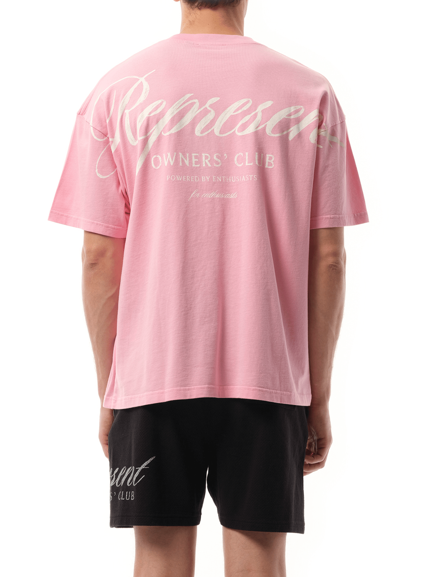 Represent Represent Owners Club Script T-Shirt in Pink
