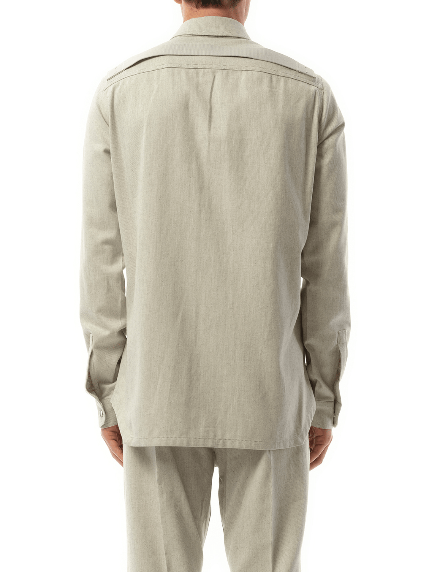 Rick Owens Denim Outershirt in Dinge