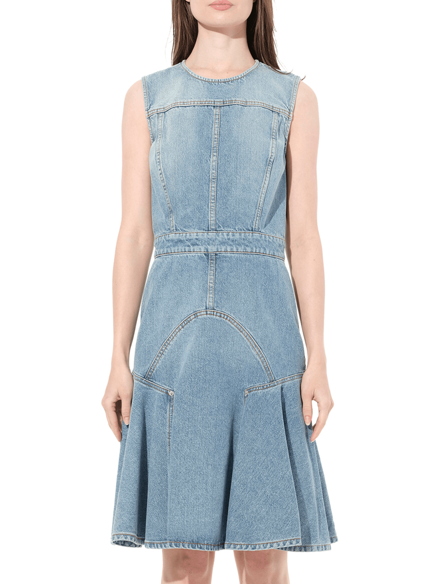 Abito Denim Dress in Blue