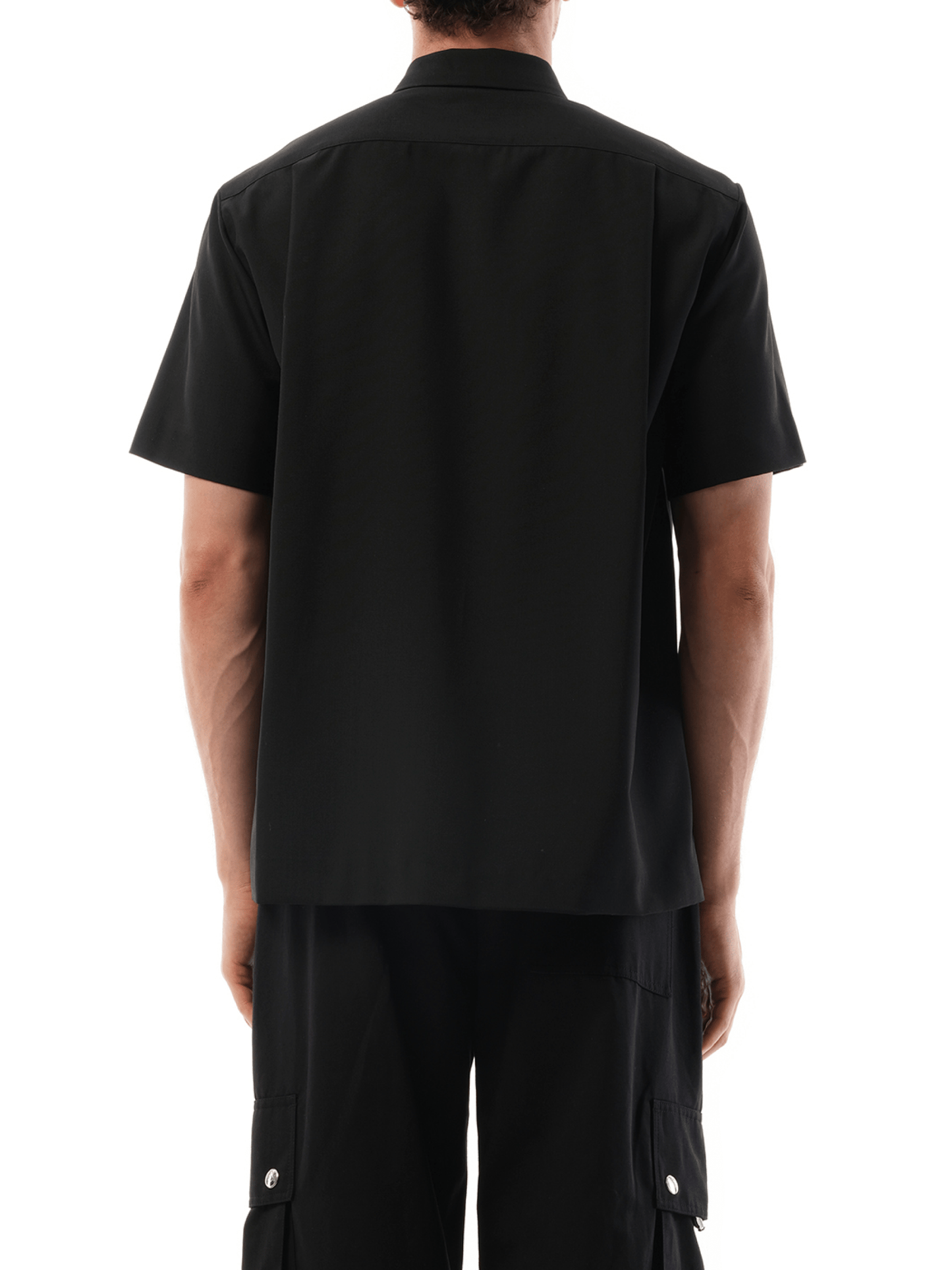 Sacai Cotton Suiting Shirt in Black