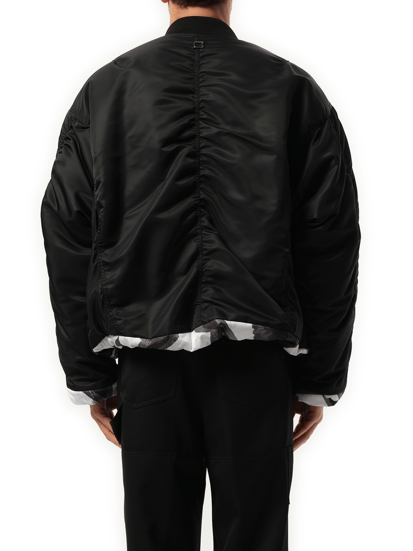 Wooyoungmi Reversible Bomber Jacket in Black