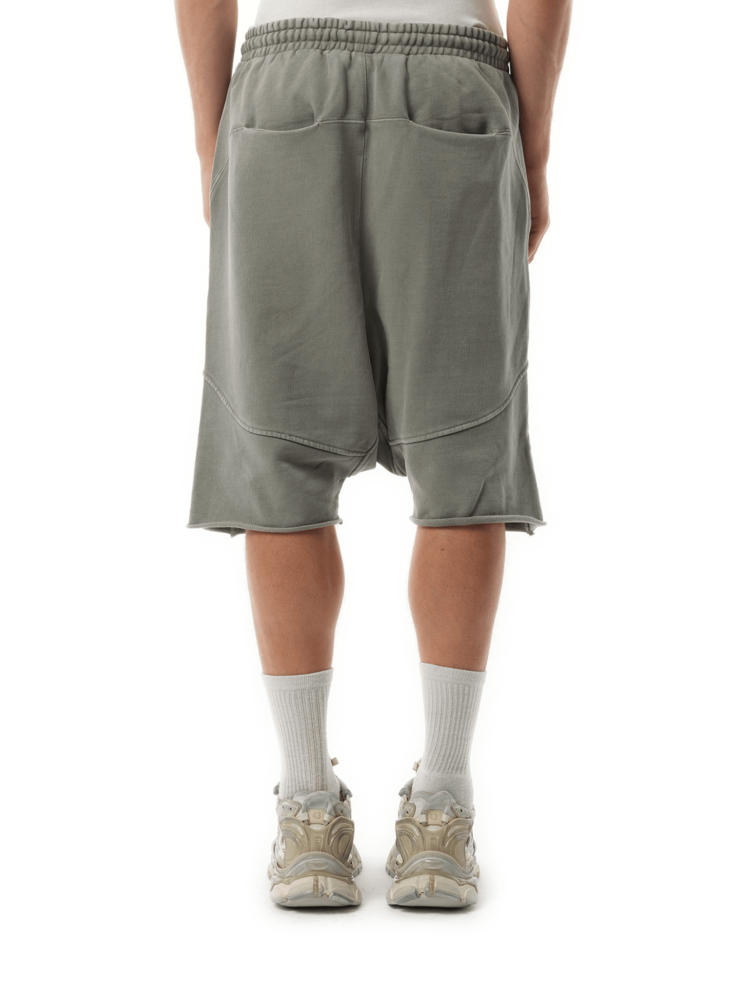 Entire Studios Heavy Drop Shorts in Rhino