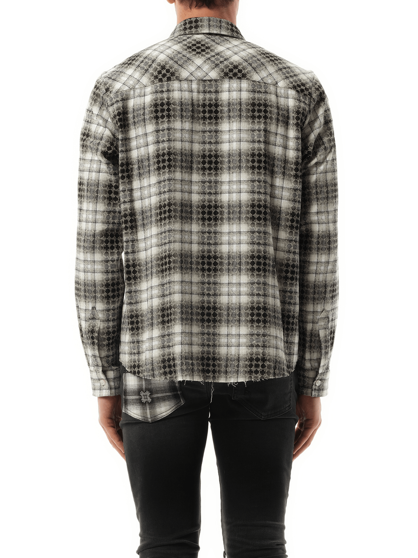 Amiri Classic Flannel in Black