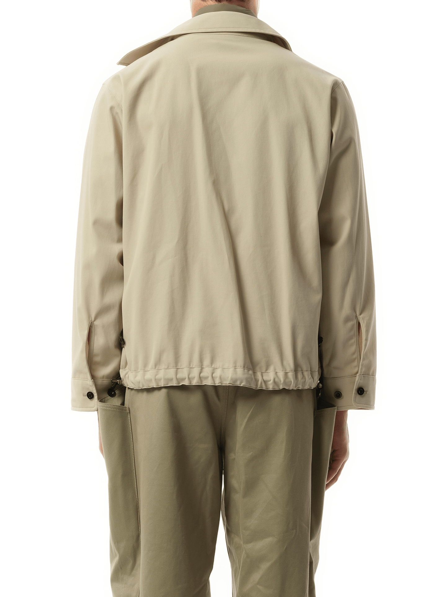 Sacai Cotton Twill Jacket in Beige