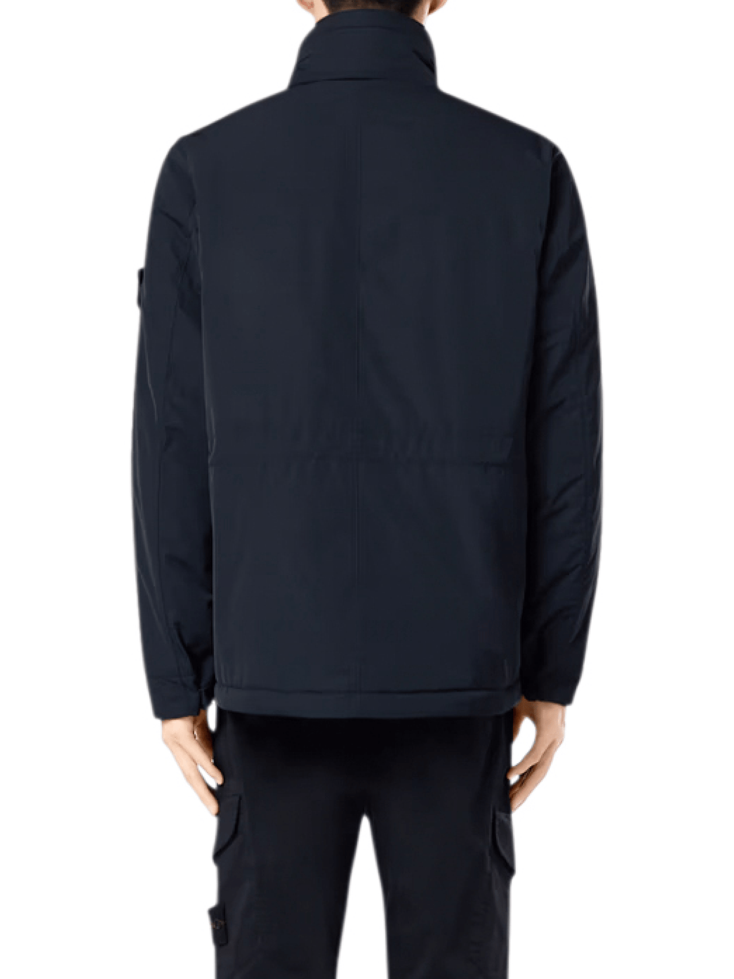 Micro Twill Multi Pocket Jacket in Black
