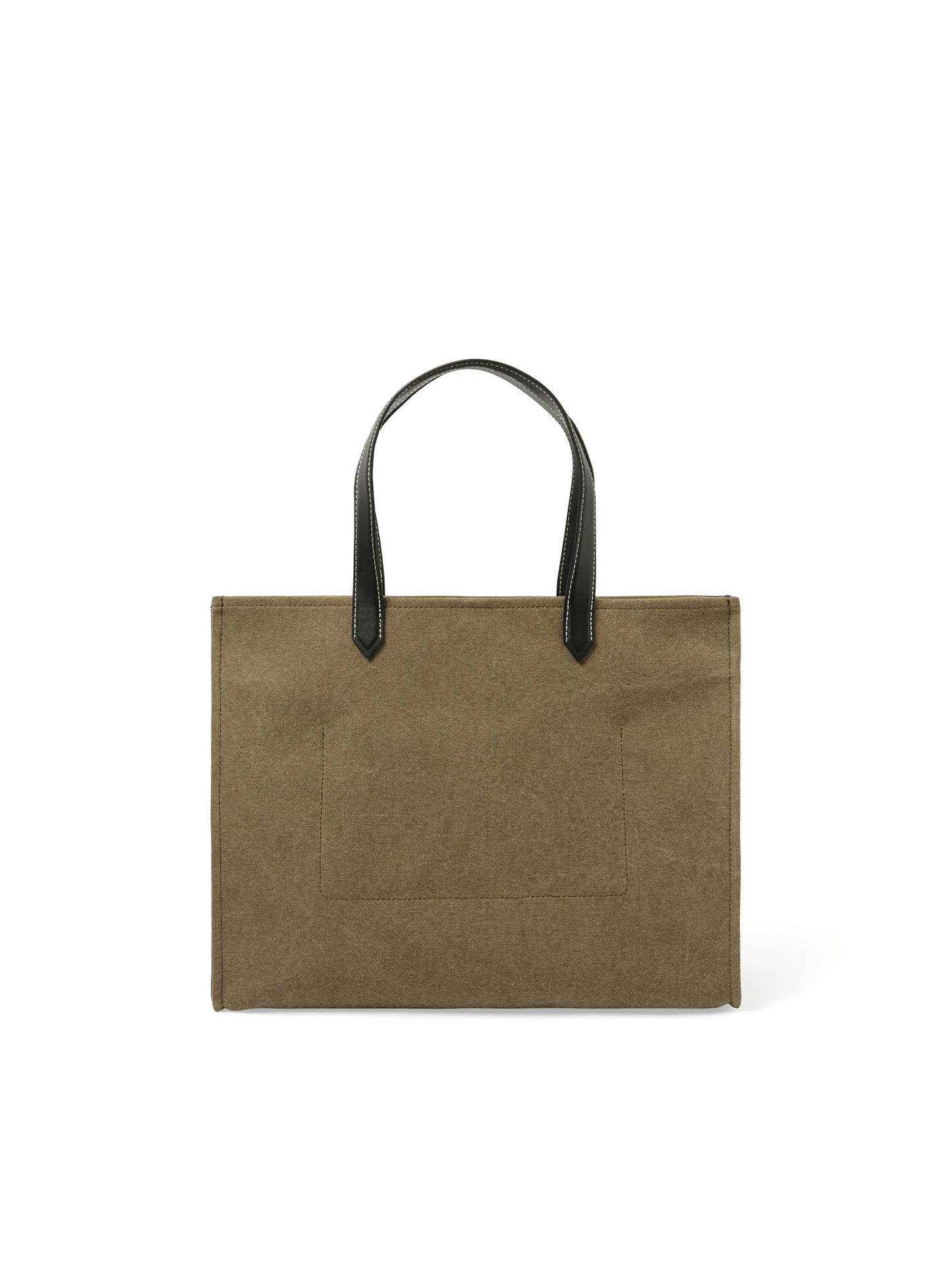 Balmain B-Army Medium Canvas Shopper Bag in Khaki/Black