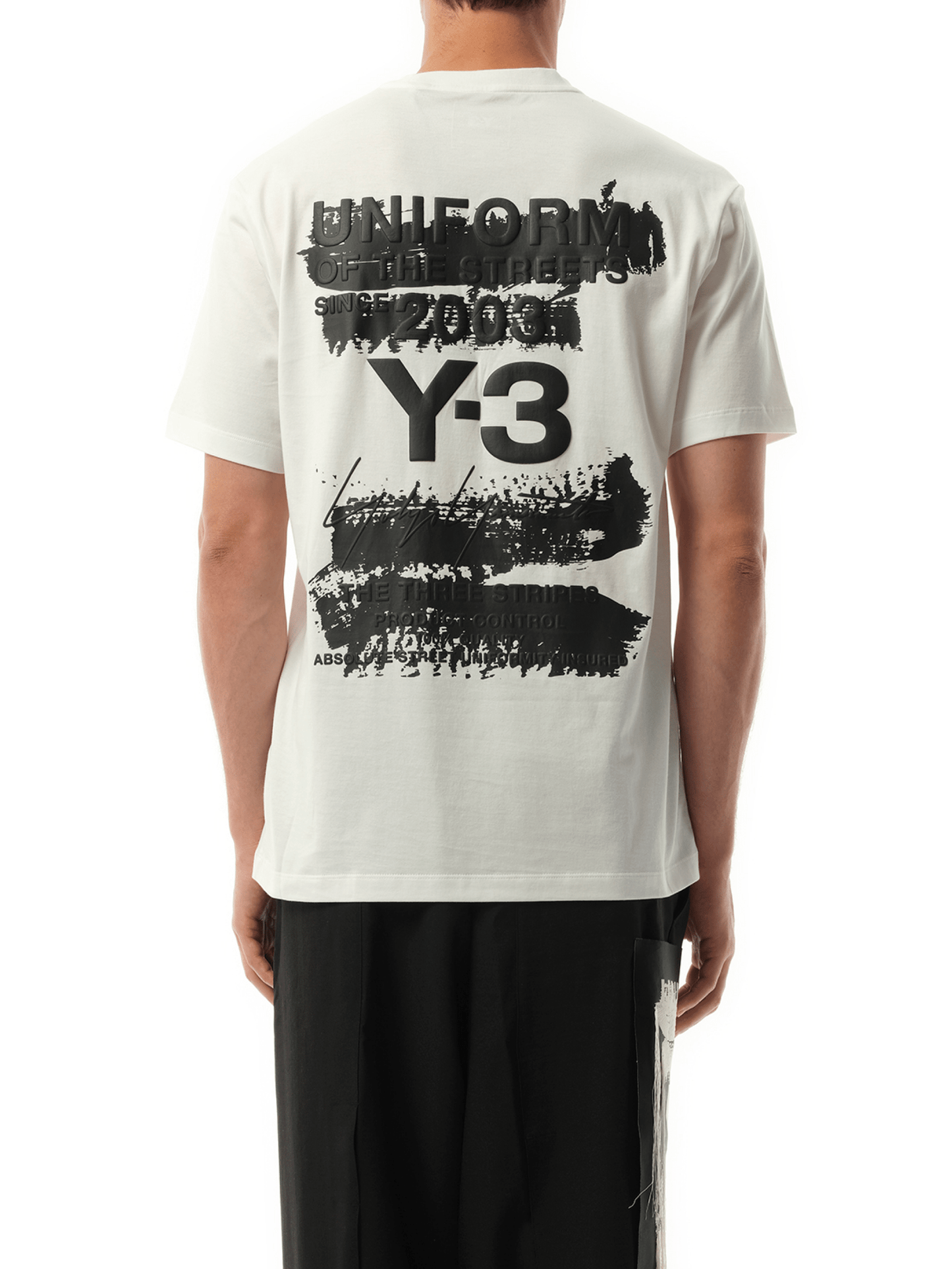 Y-3 Pun Logo T-Shirt in White