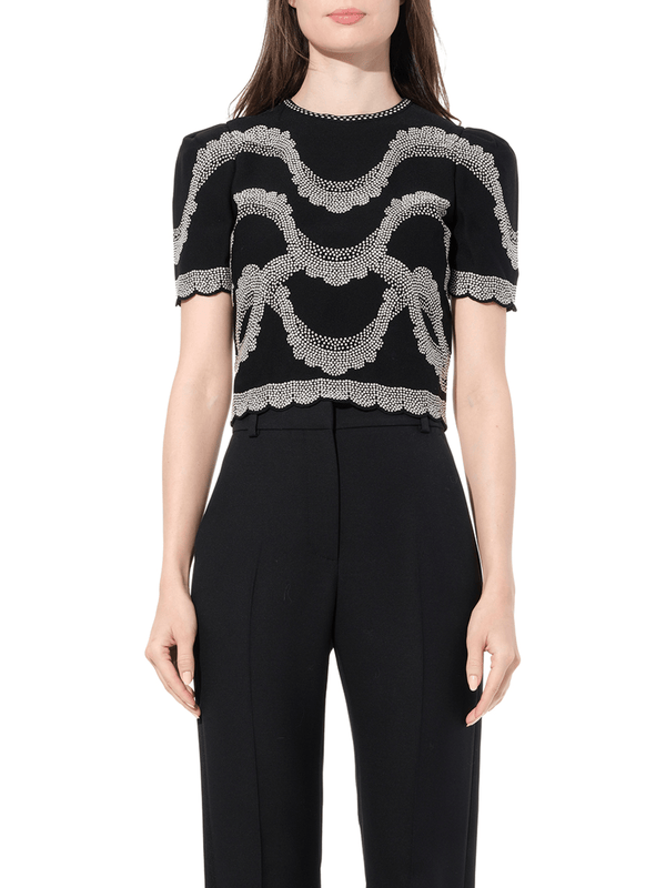 Short Sleeve Top in Black