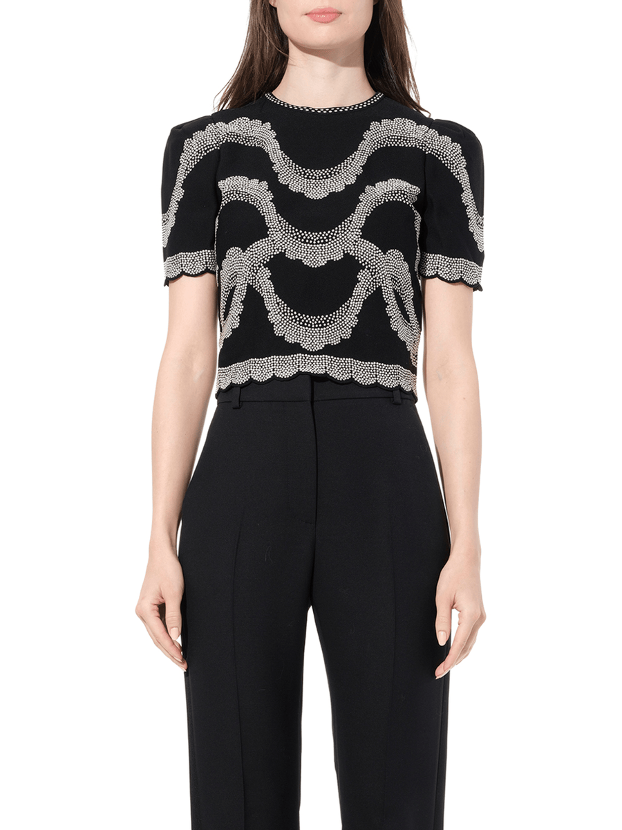 Short Sleeve Top in Black