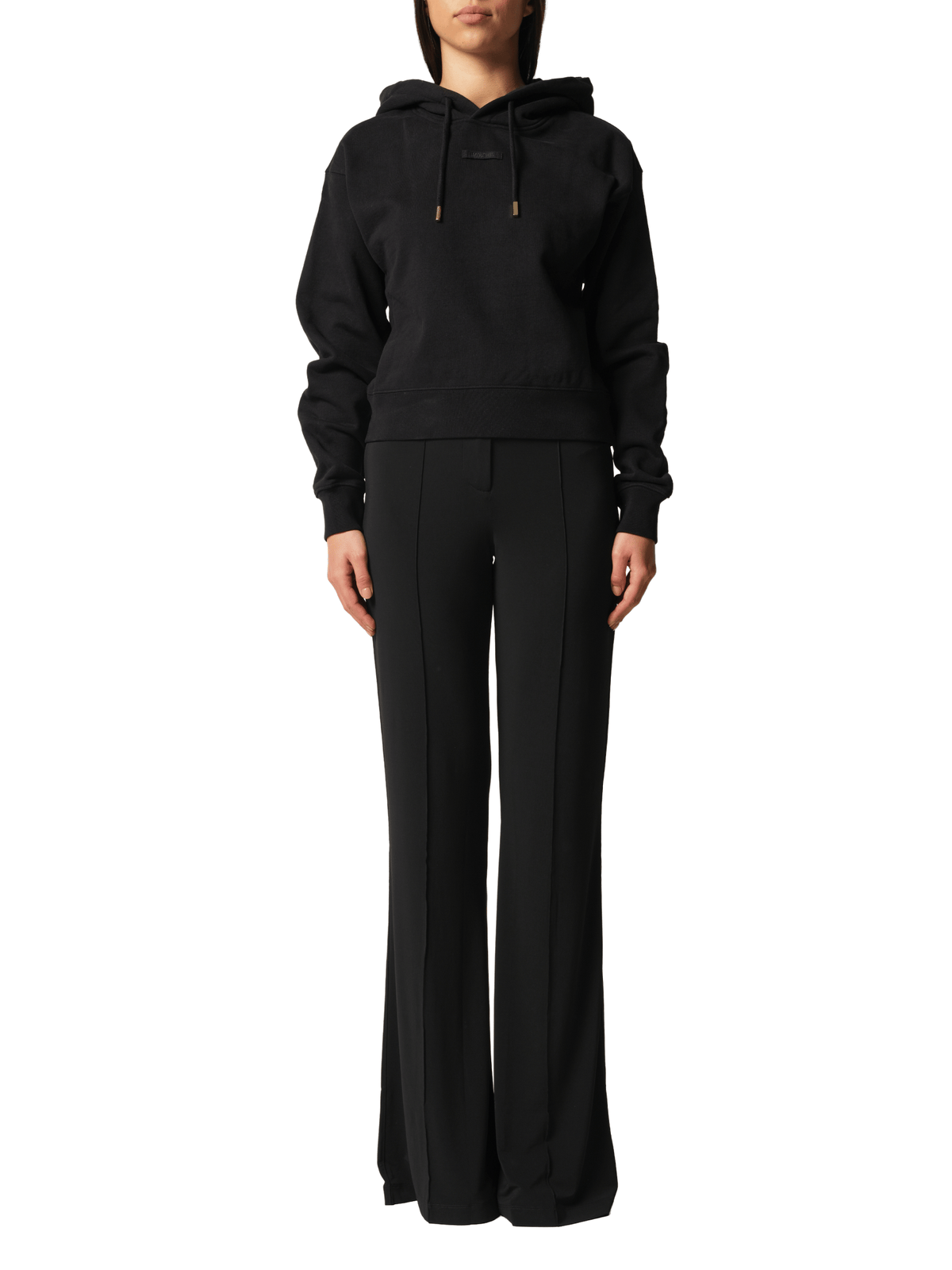 Le Hoodie Gros Grain in Black