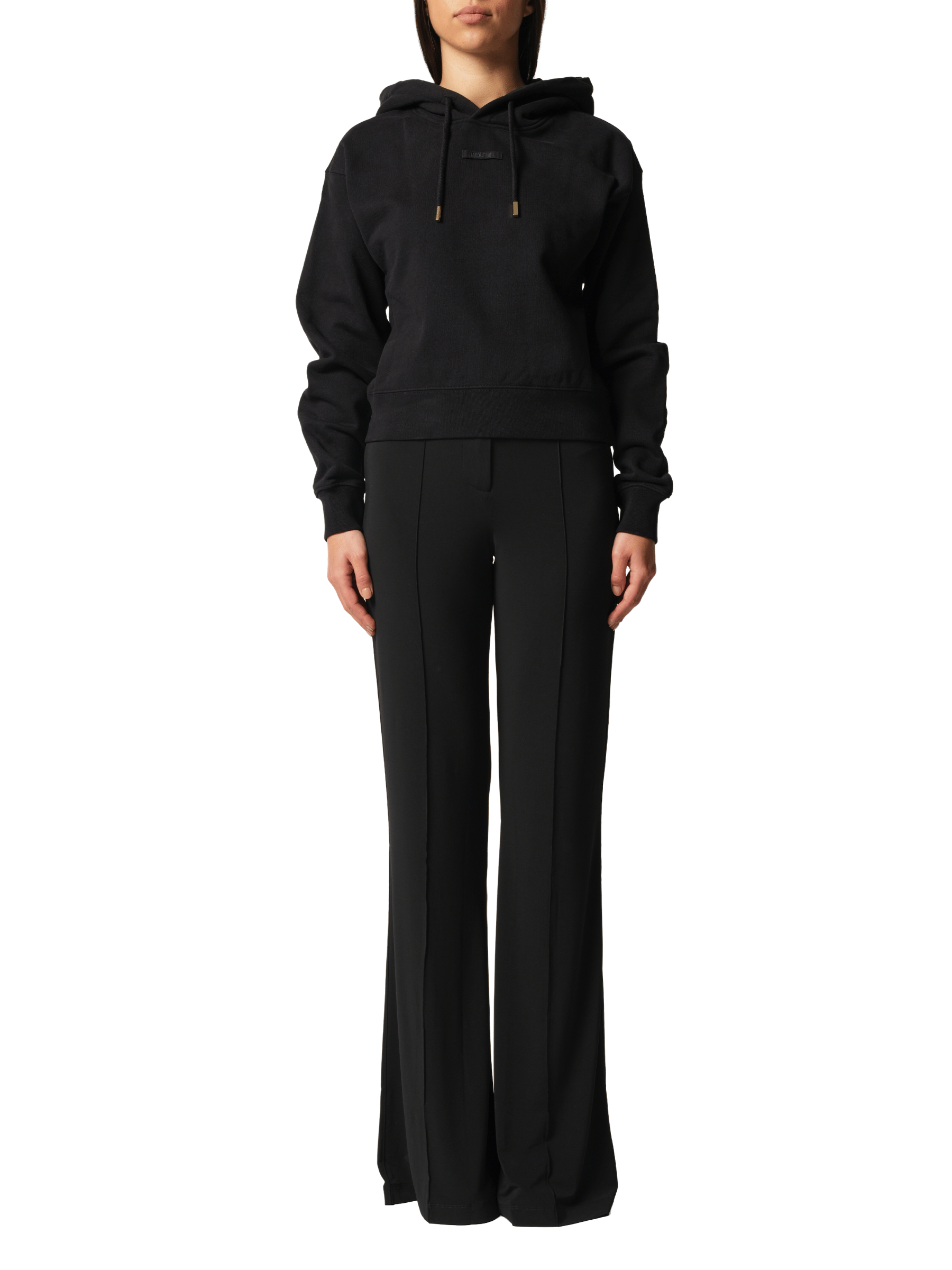 Le Hoodie Gros Grain in Black