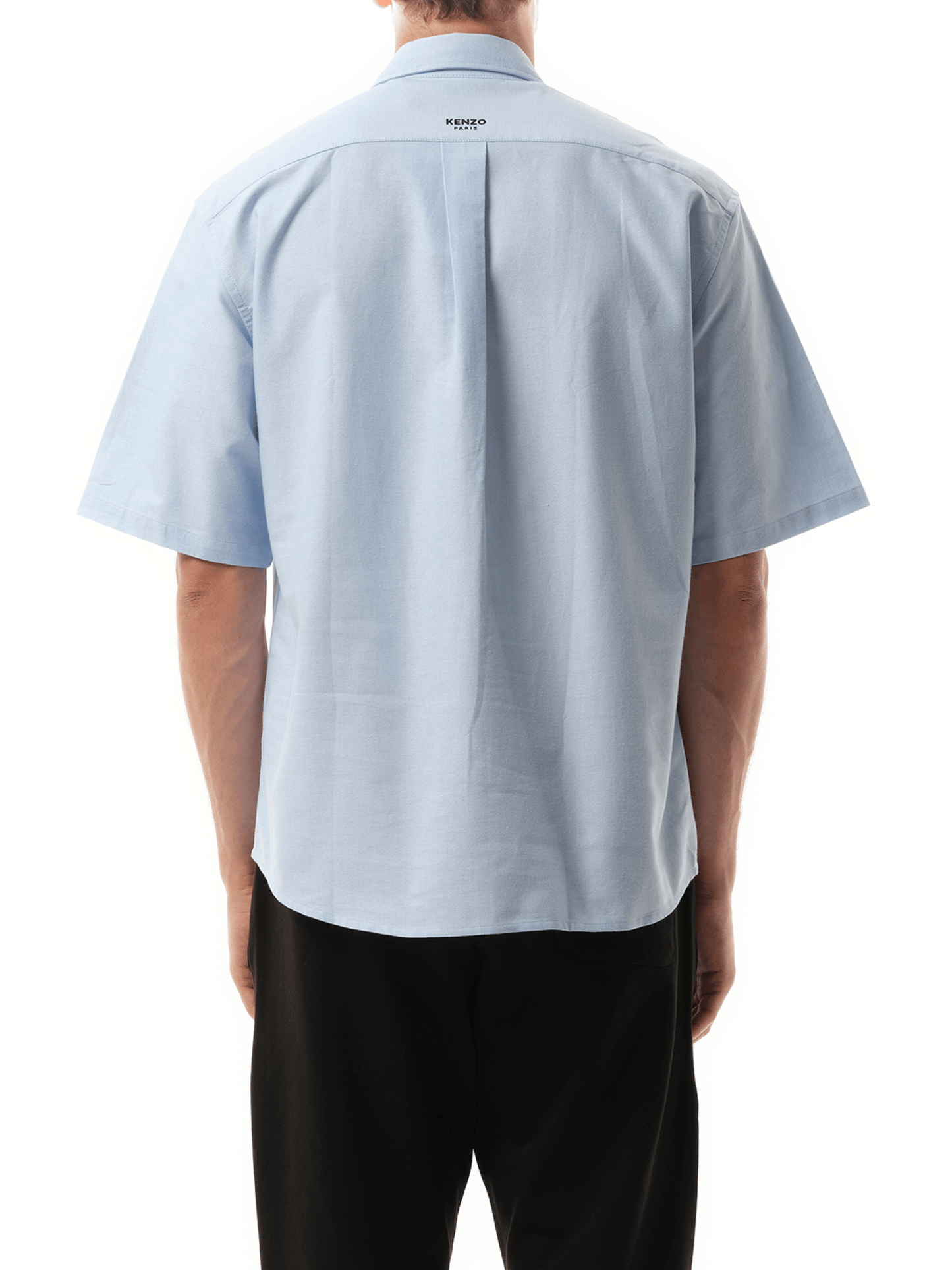 Kenzo Kenzo Pop Crest Short Sleeve Shirt in Sky Blue