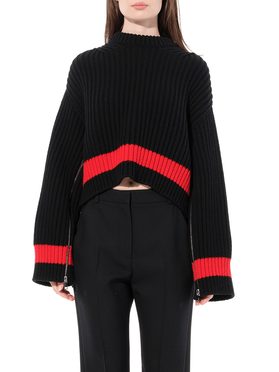 Chunky Rib Knitwear in Black