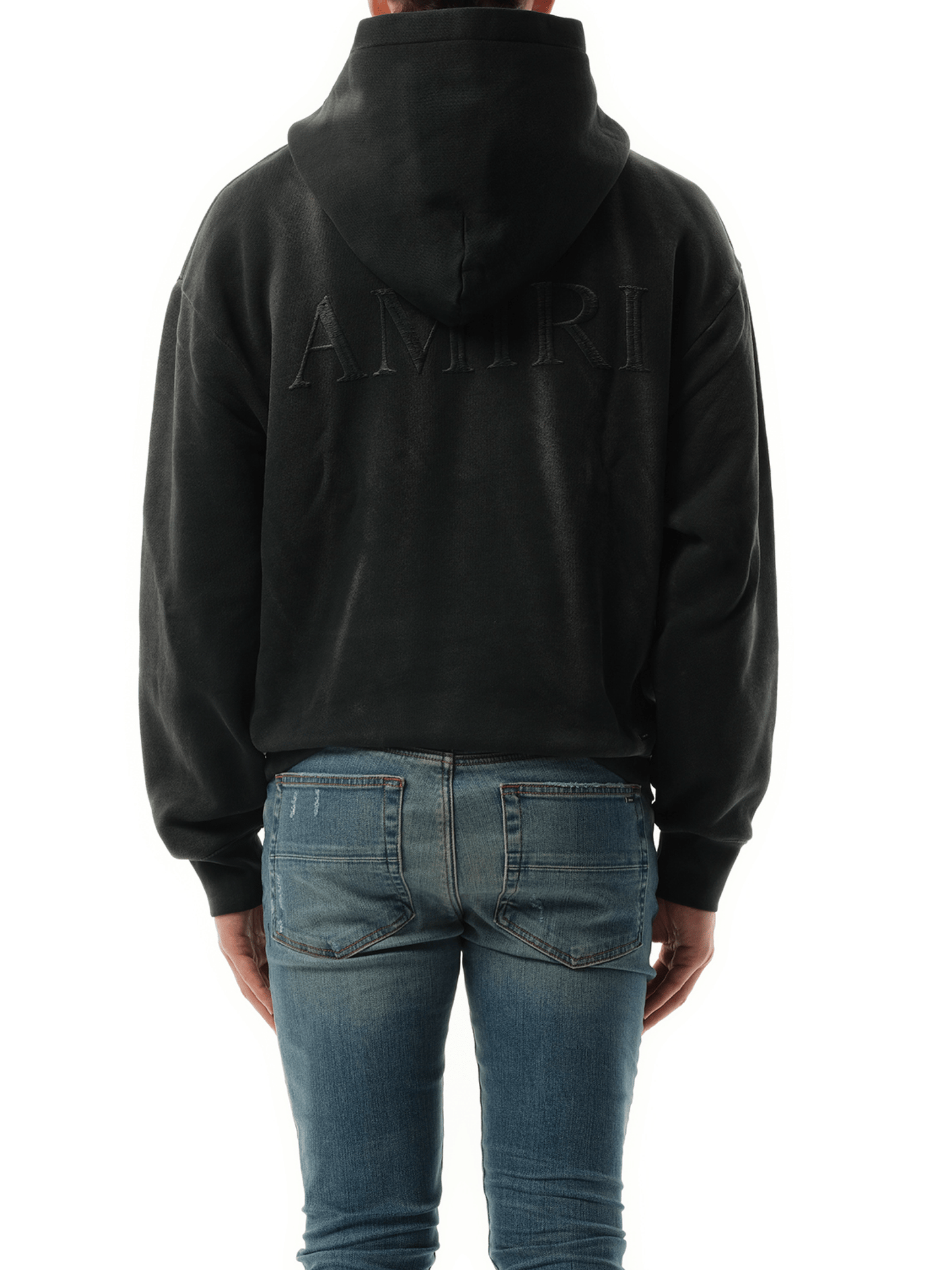 Amiri Vintage Amiri Oversized Hoodie in Black