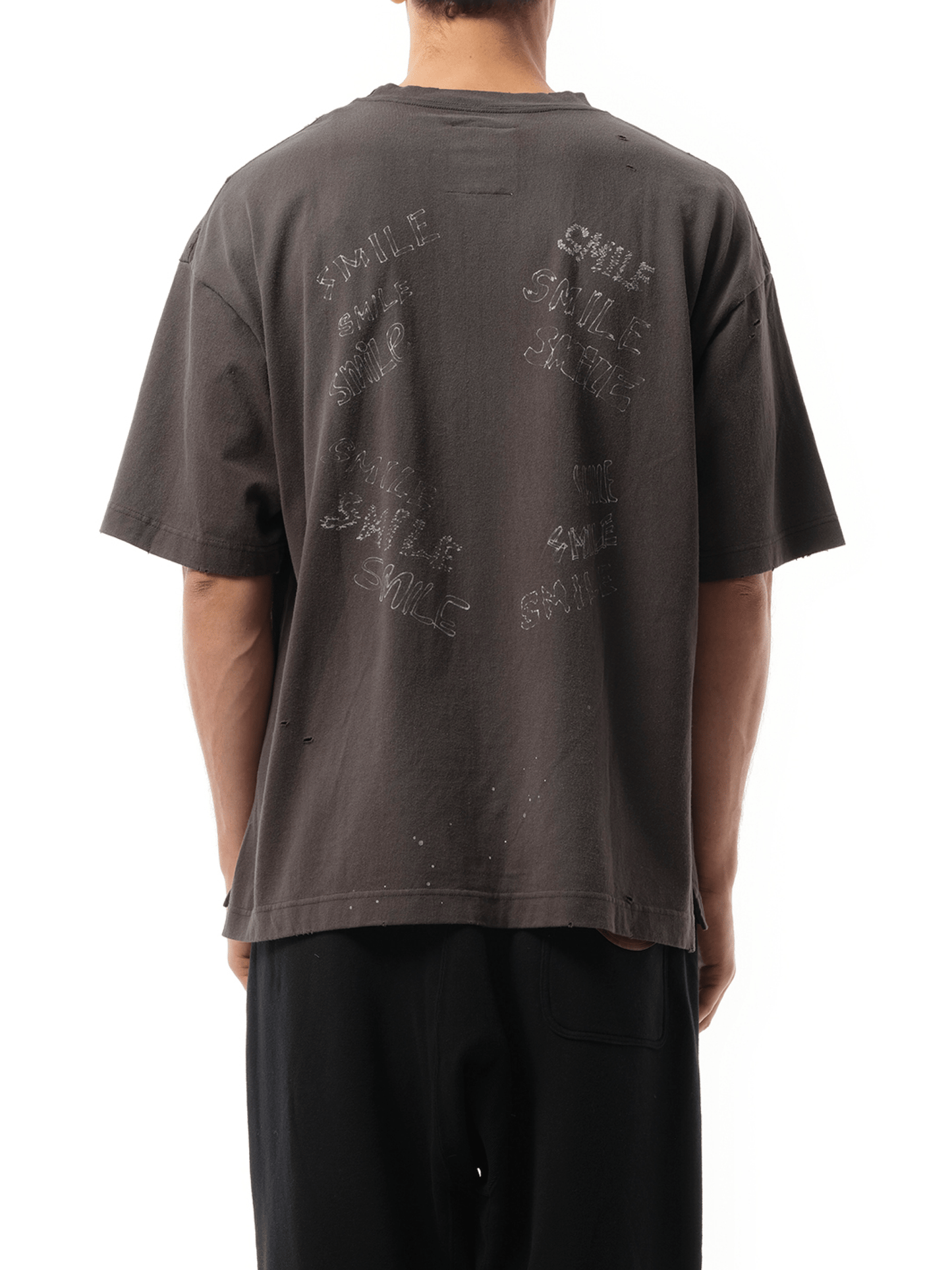 Maison Mihara Yasuhiro Distressed T-Shirt in Black