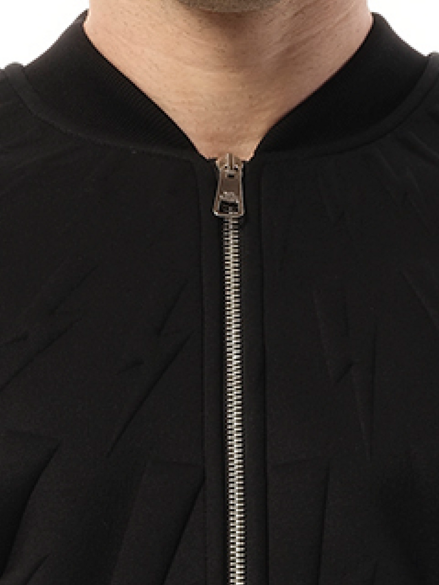 Zip Sweatshirt in Black