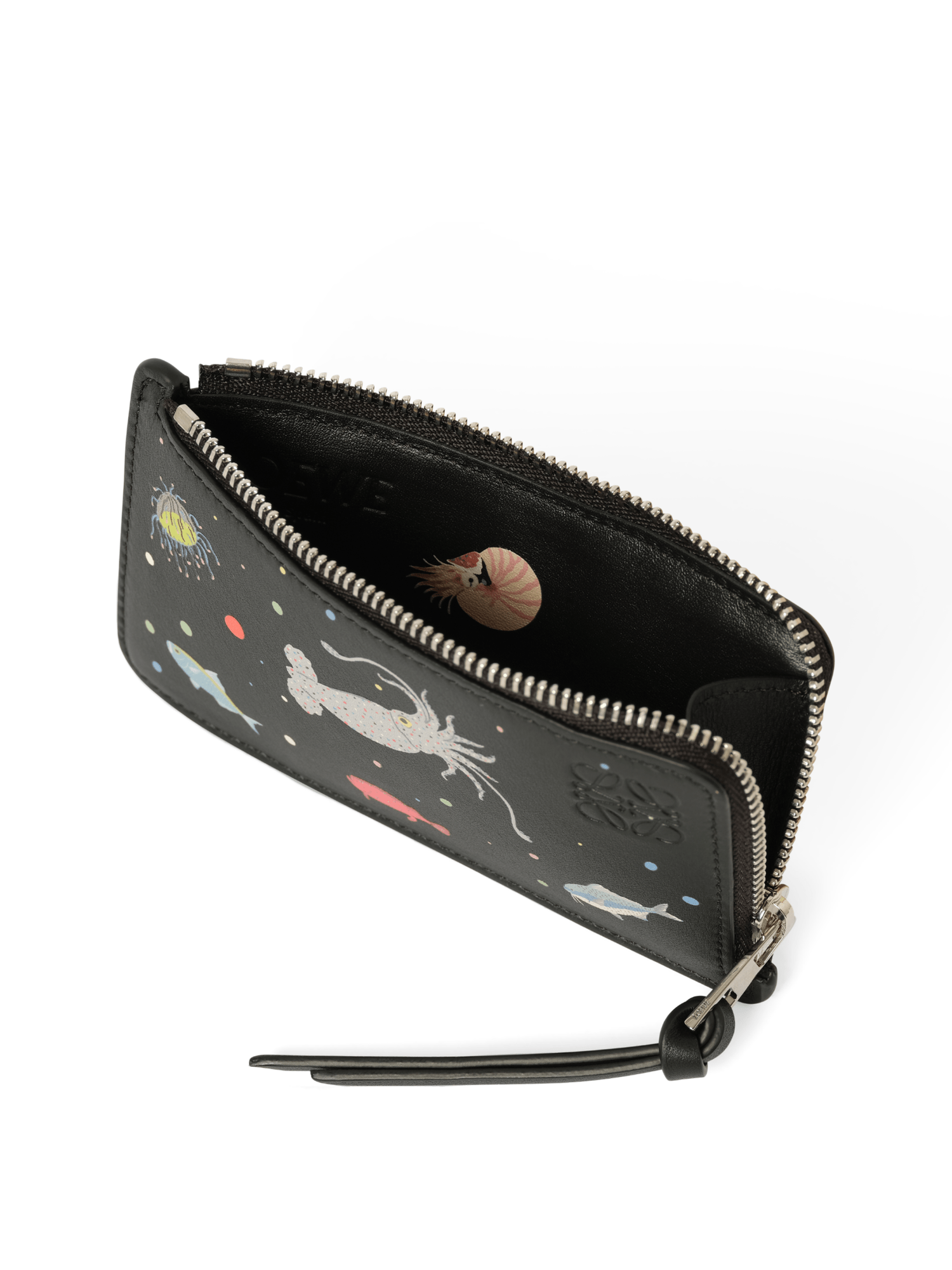 Loewe Suna Fujita Deep Sea Cardholder in Black