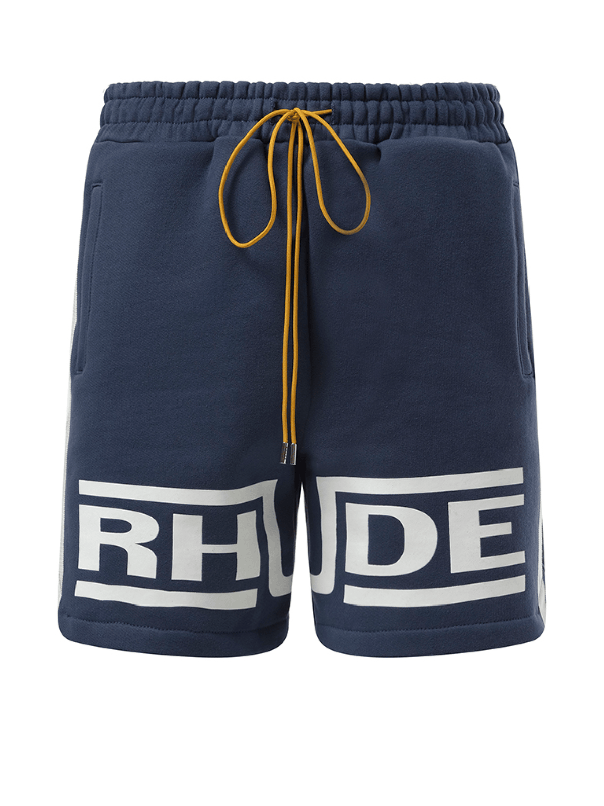 Rhude Rhude Champions Shorts in Navy/Vintage White