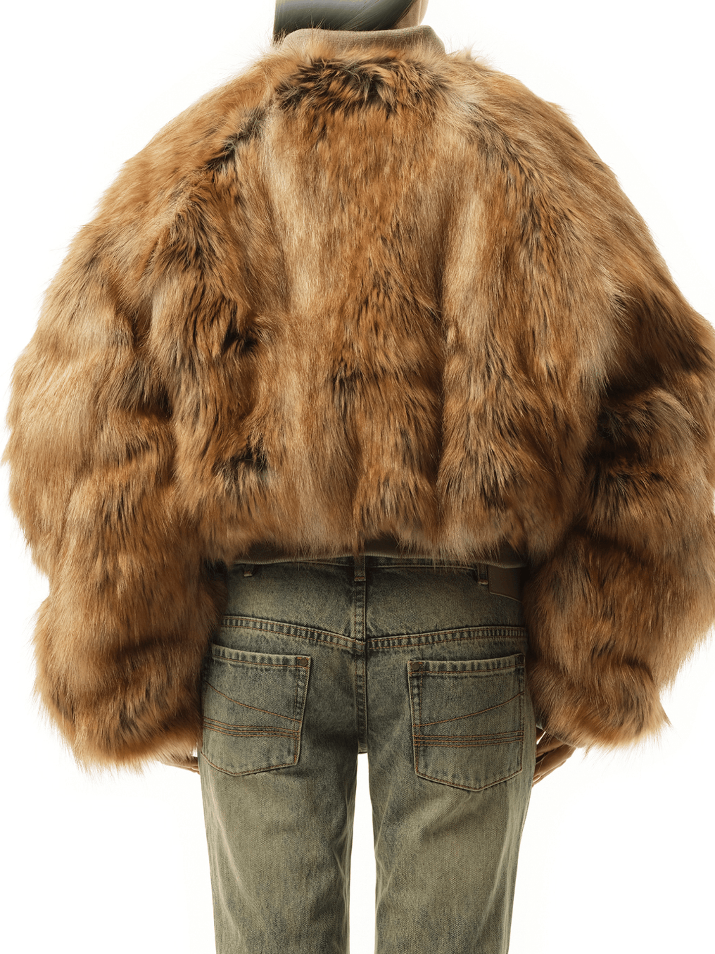 Entire Studios Mane Raglan Bomber in Eevee