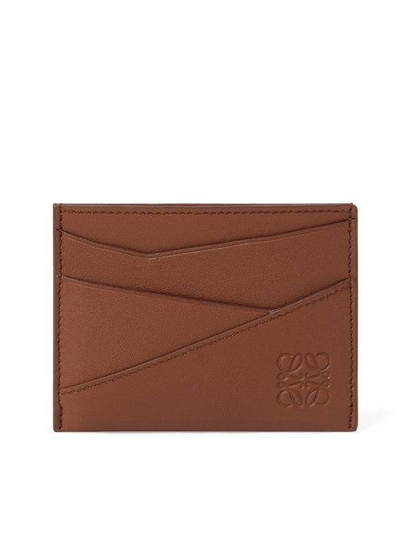Loewe Puzzle Edge Plain Cardholder in Brown
