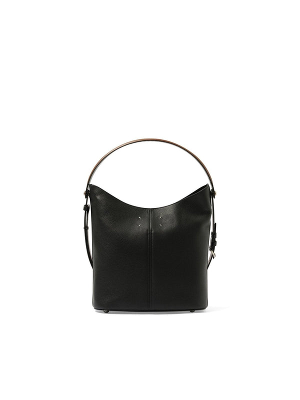 Maison Margiela Dress-Age Hobo Bag in Black/Chestnut