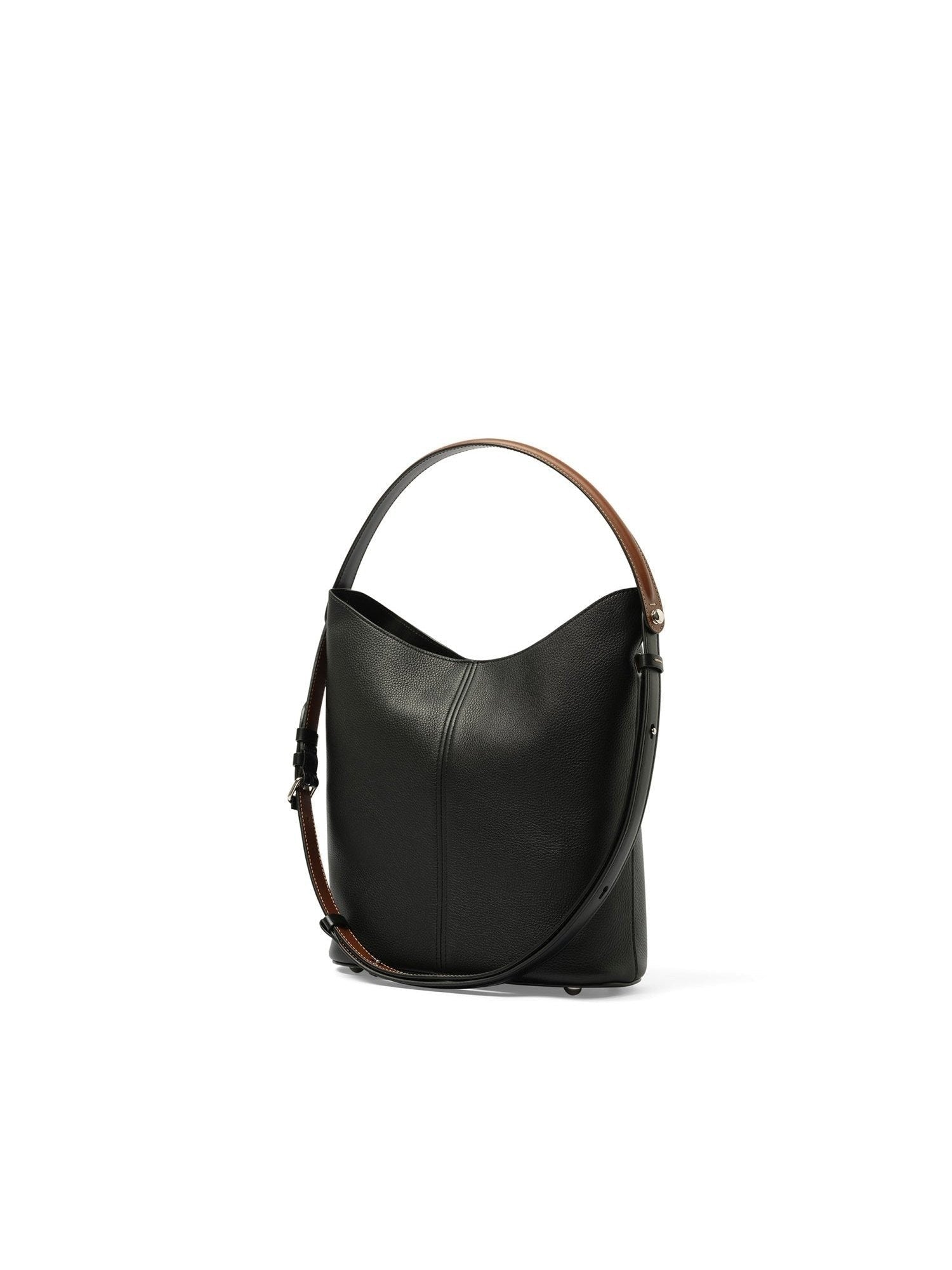 Maison Margiela Dress-Age Hobo Bag in Black/Chestnut