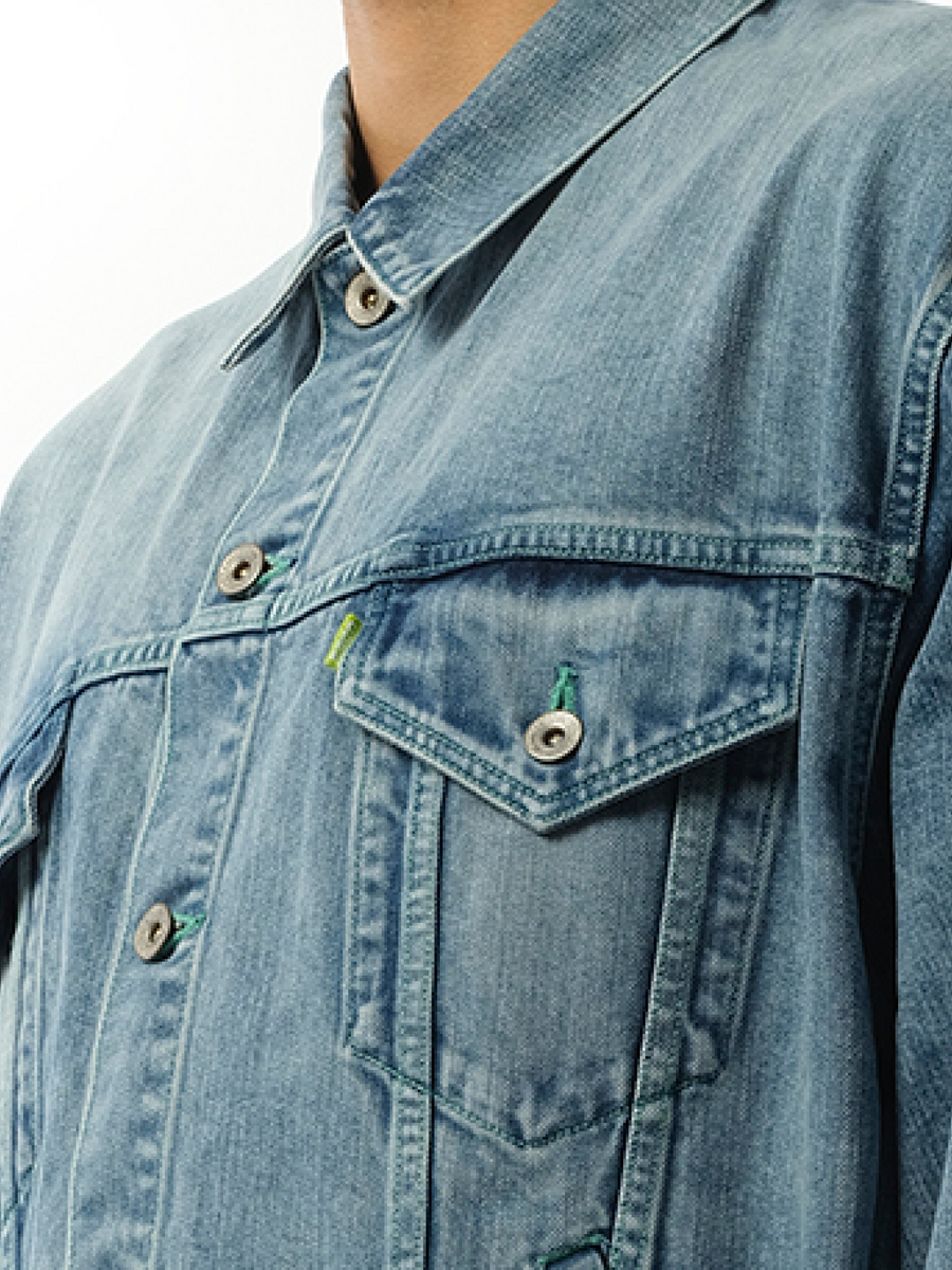 Care Denim Jacket in Indigo
