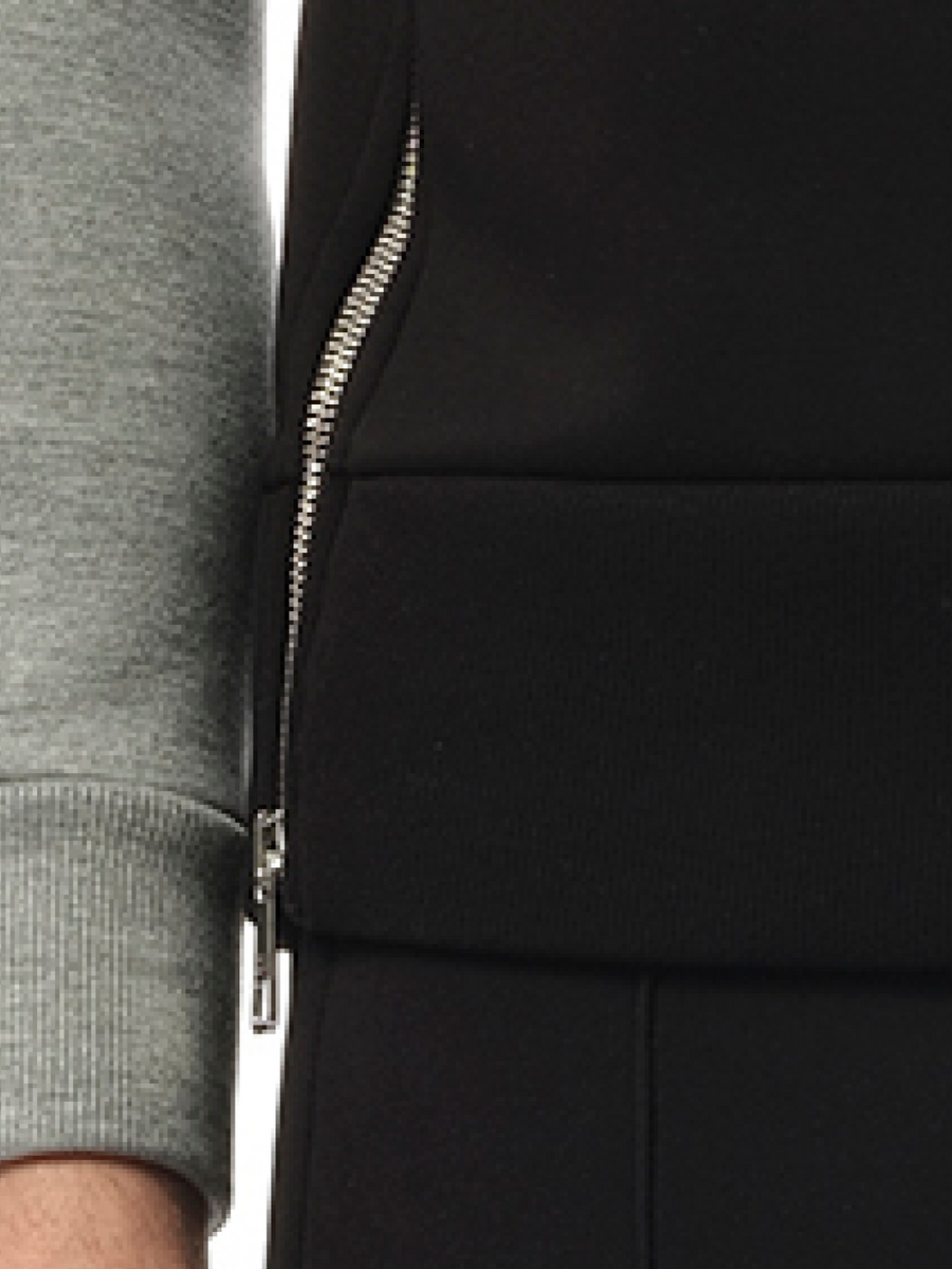 Sweatshirt in Black/Grey
