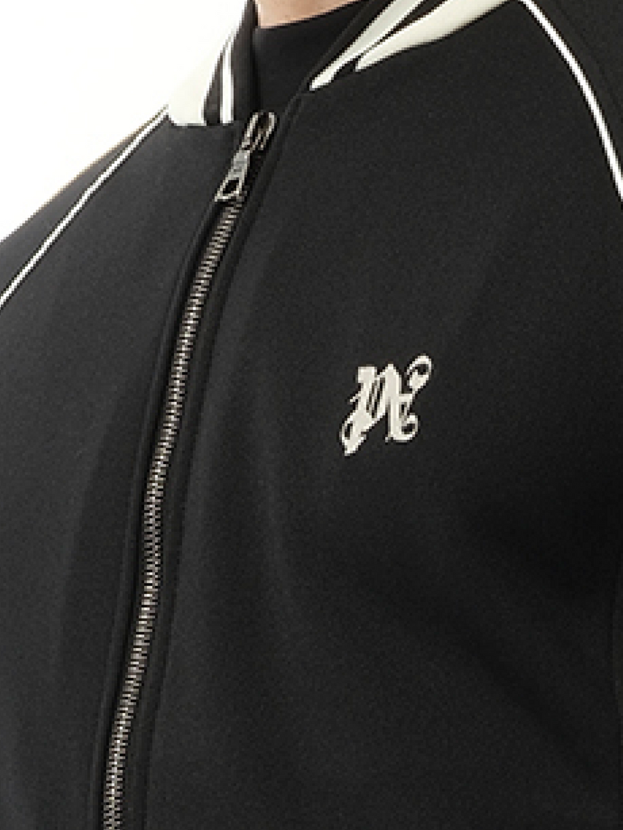 New Monogram Track Jacket in Black/Off White