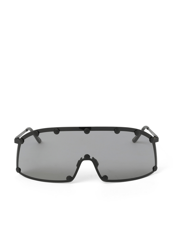 Rick Owens Shielding Sunglasses in Black