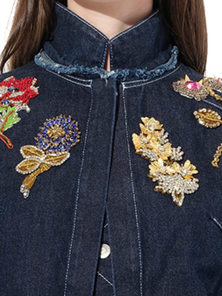 Raw Denim Jacket in Blue