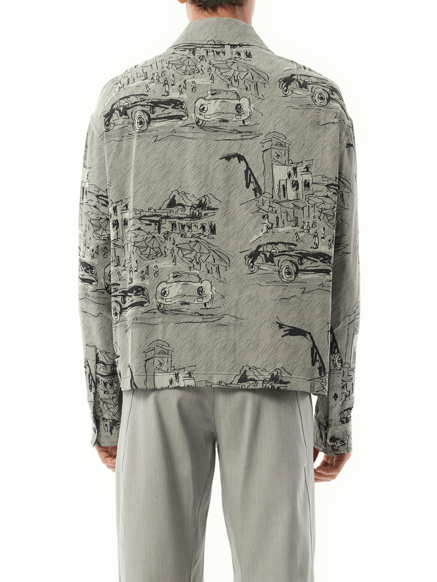 La Chemise Corto Capri Cars 灰色款