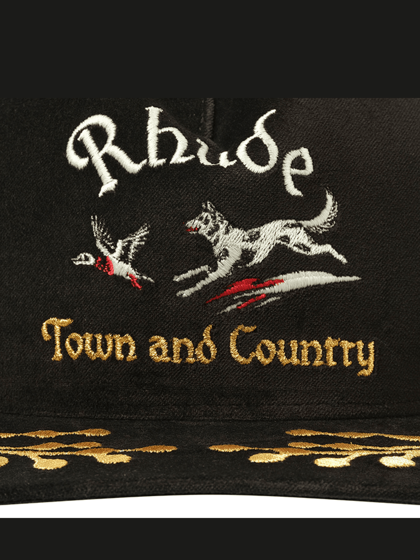 Wine Country Souvenir Hat in Black