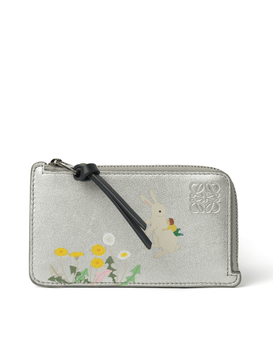 Loewe Bunnies Coin Cardholder in Silver