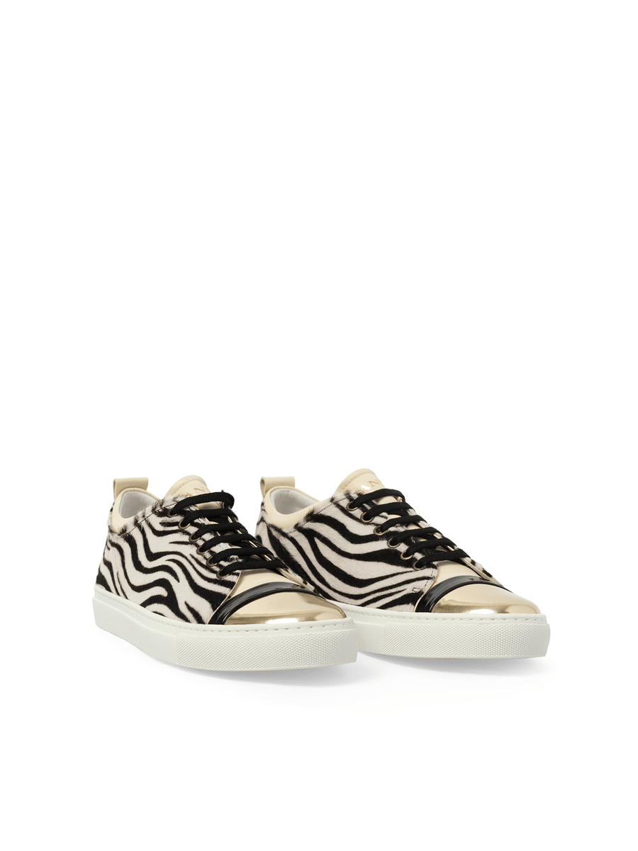 Sneaker in Black Front View | LANVIN