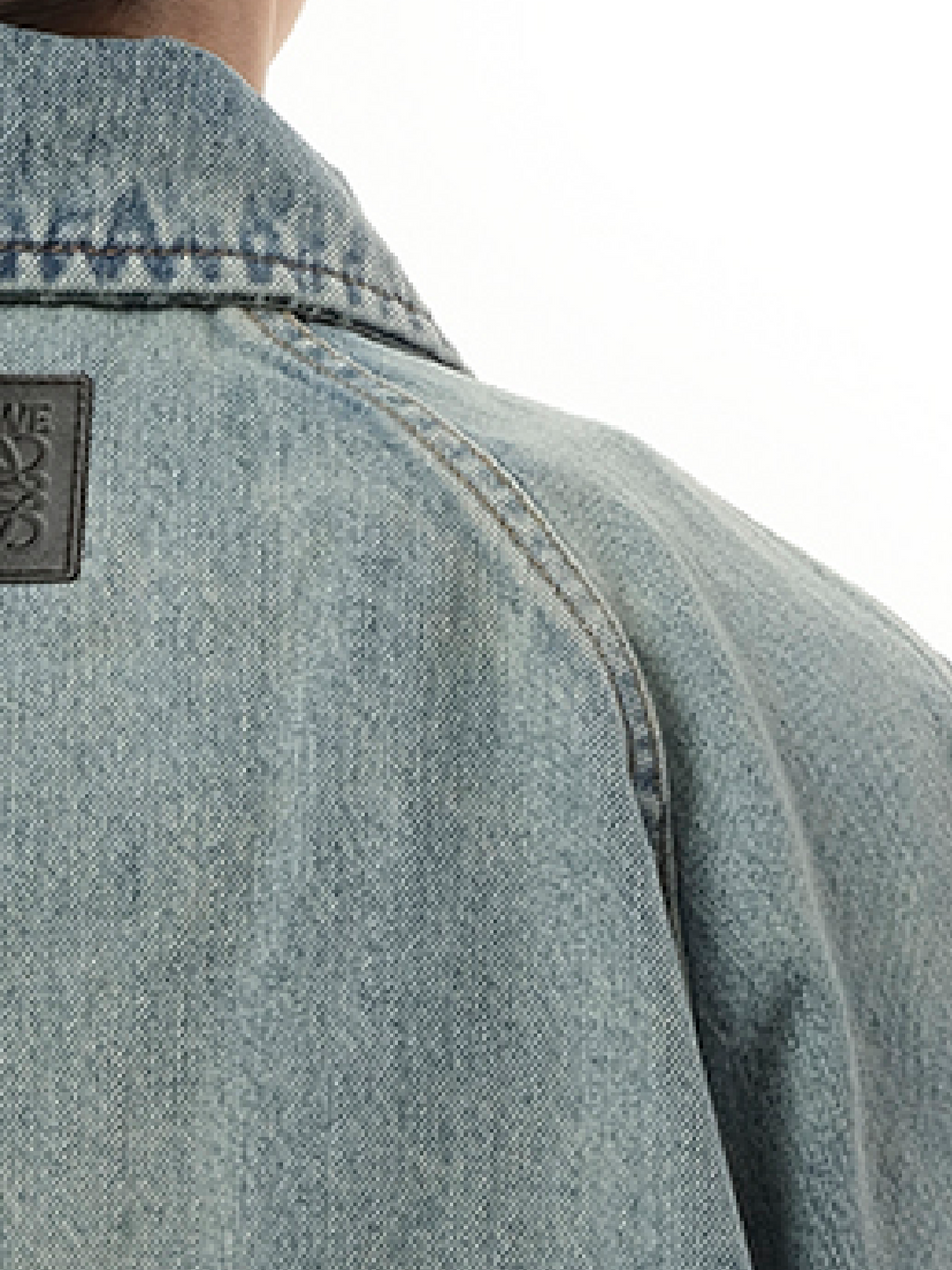 Loewe Balloon Jacket in Washed Denim