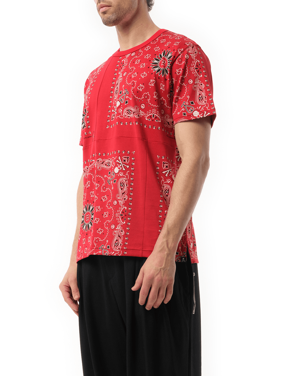 Bandana Logo T-Shirt in Red