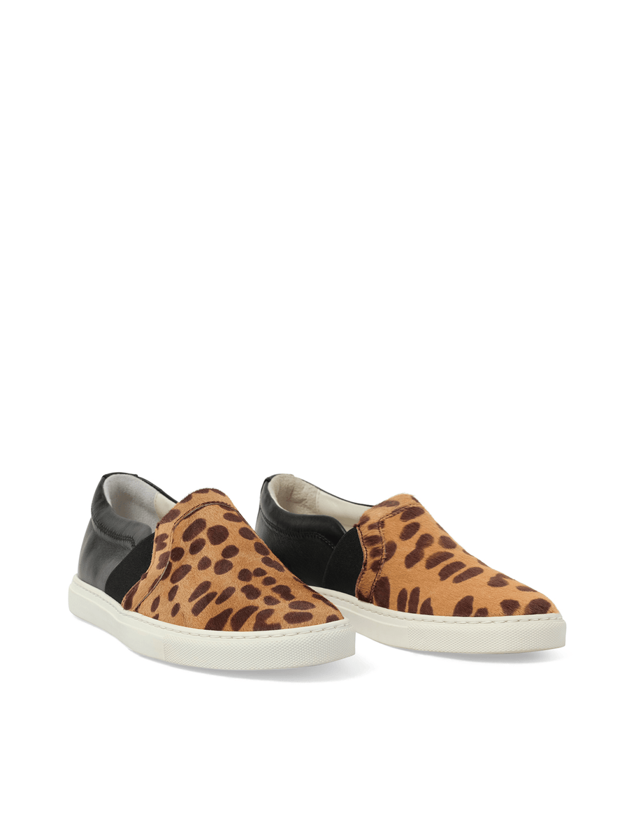 Pull On Sneaker in Natural Front View | LANVIN