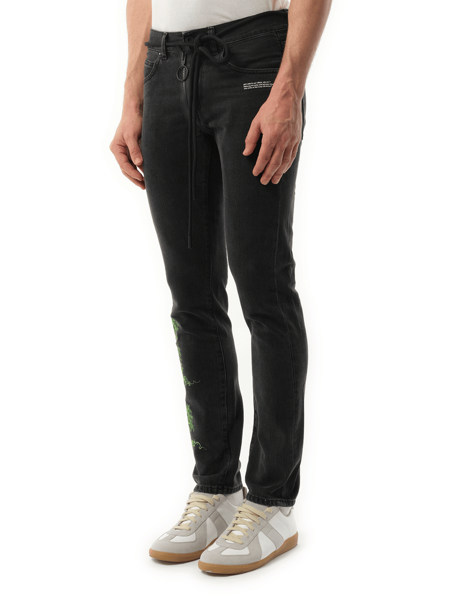 Blur Slim Jeans in Black