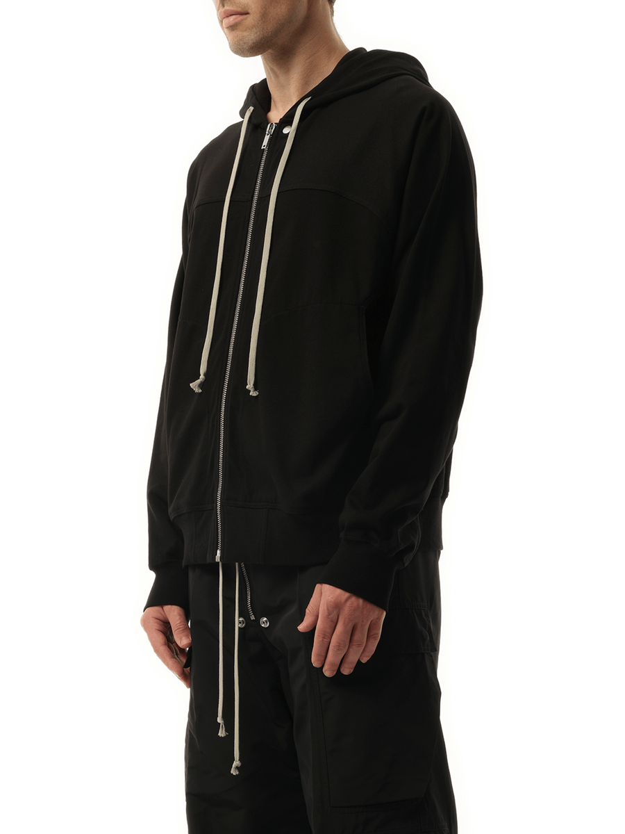 Rick Owens Windbreaker Hoodie in Black