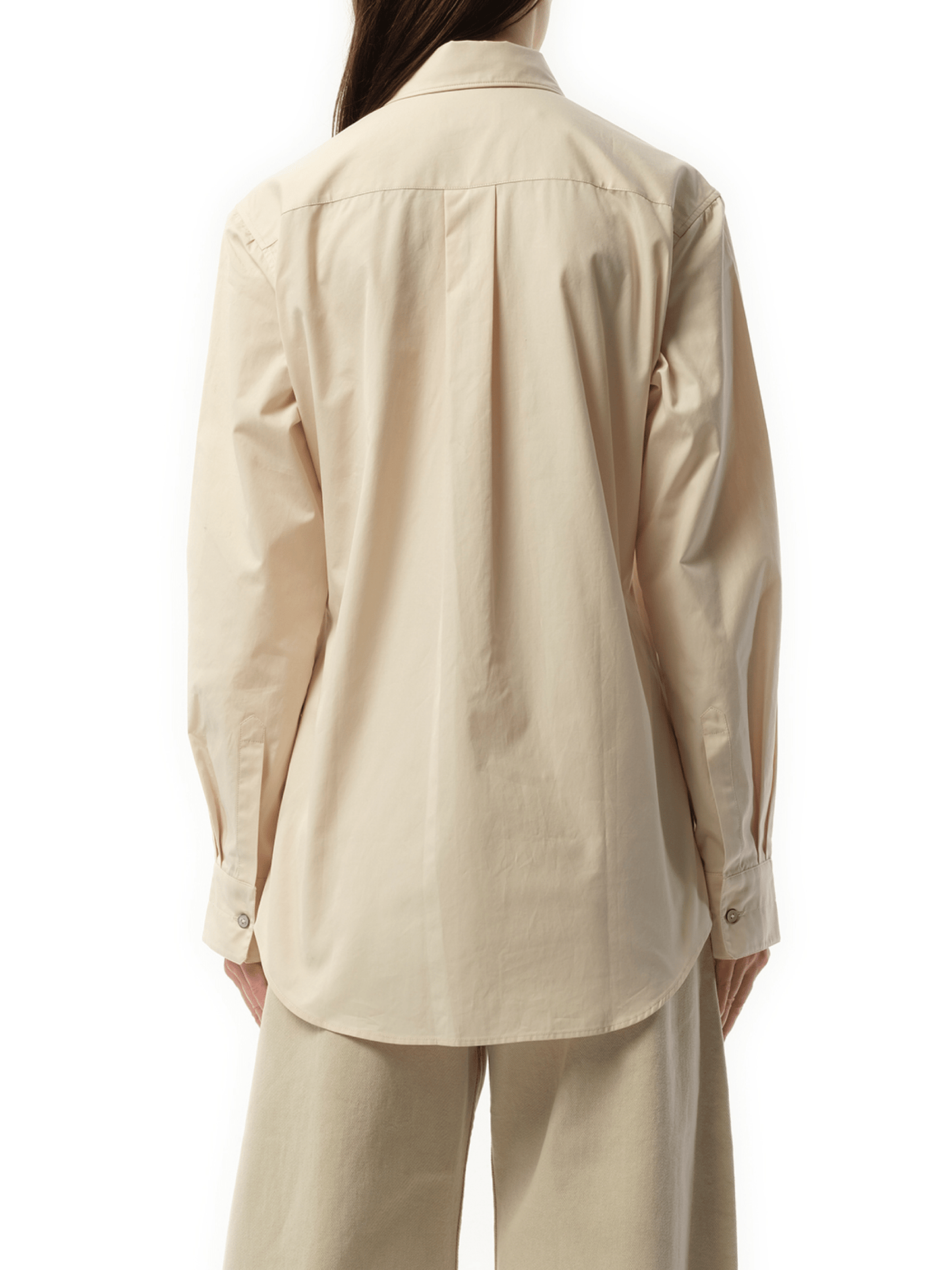 Fitted Shirt in Light Cream