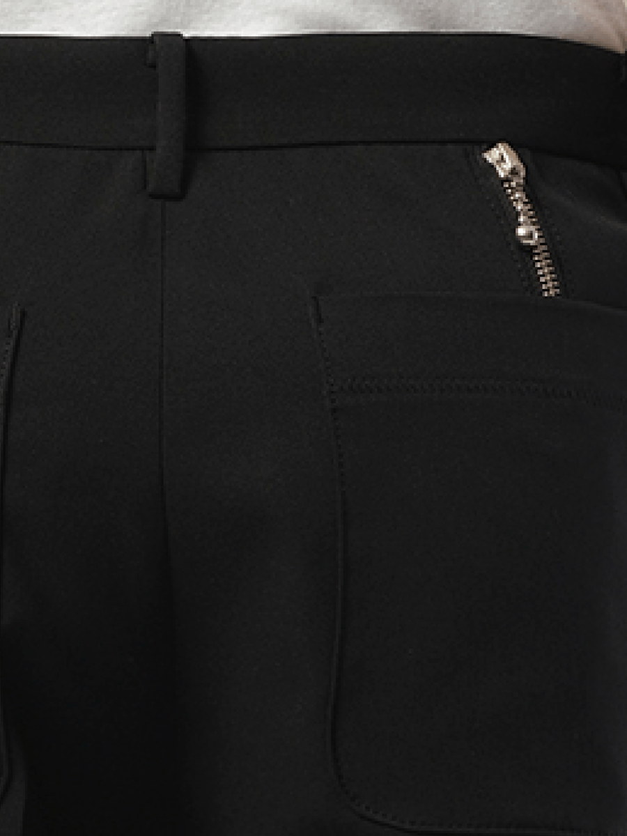 Undercover Zip Detail Casual Pants in Black